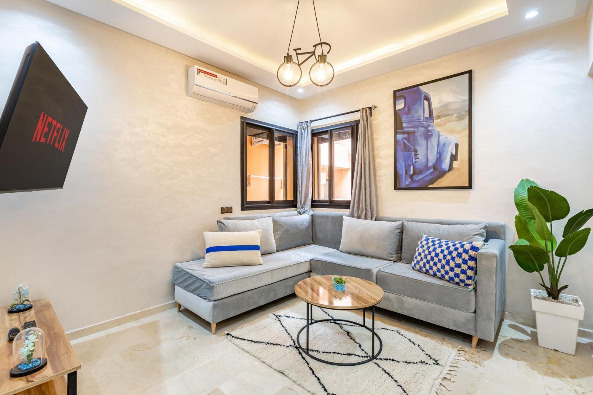 Magnificent Apartment In Gueliz - 100% Equipped Marrakesh Luaran gambar